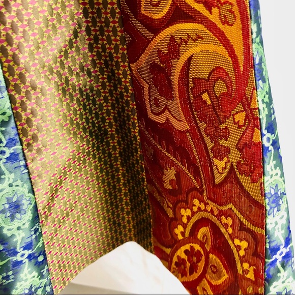 Vintage Carlisle Vertical Piecework Skirt Size 8 - Picture 5 of 11